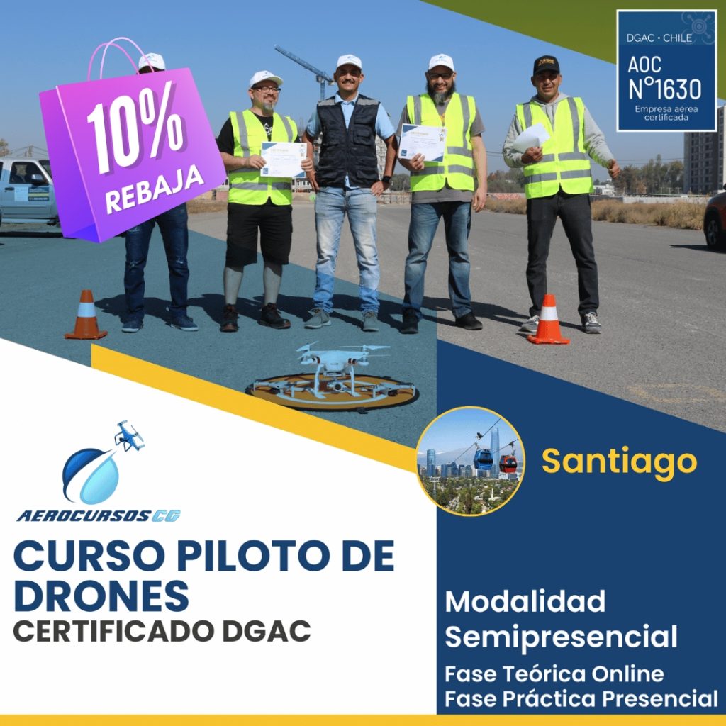 Curso Piloto de Drones Certificado DGAC - Santiago