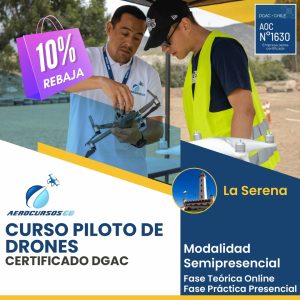Curso Piloto de Drones Certificado DGAC - Serena