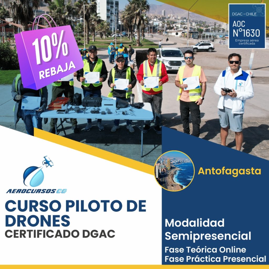 Curso Piloto de Drones Certificado DGAC - Antofagasta