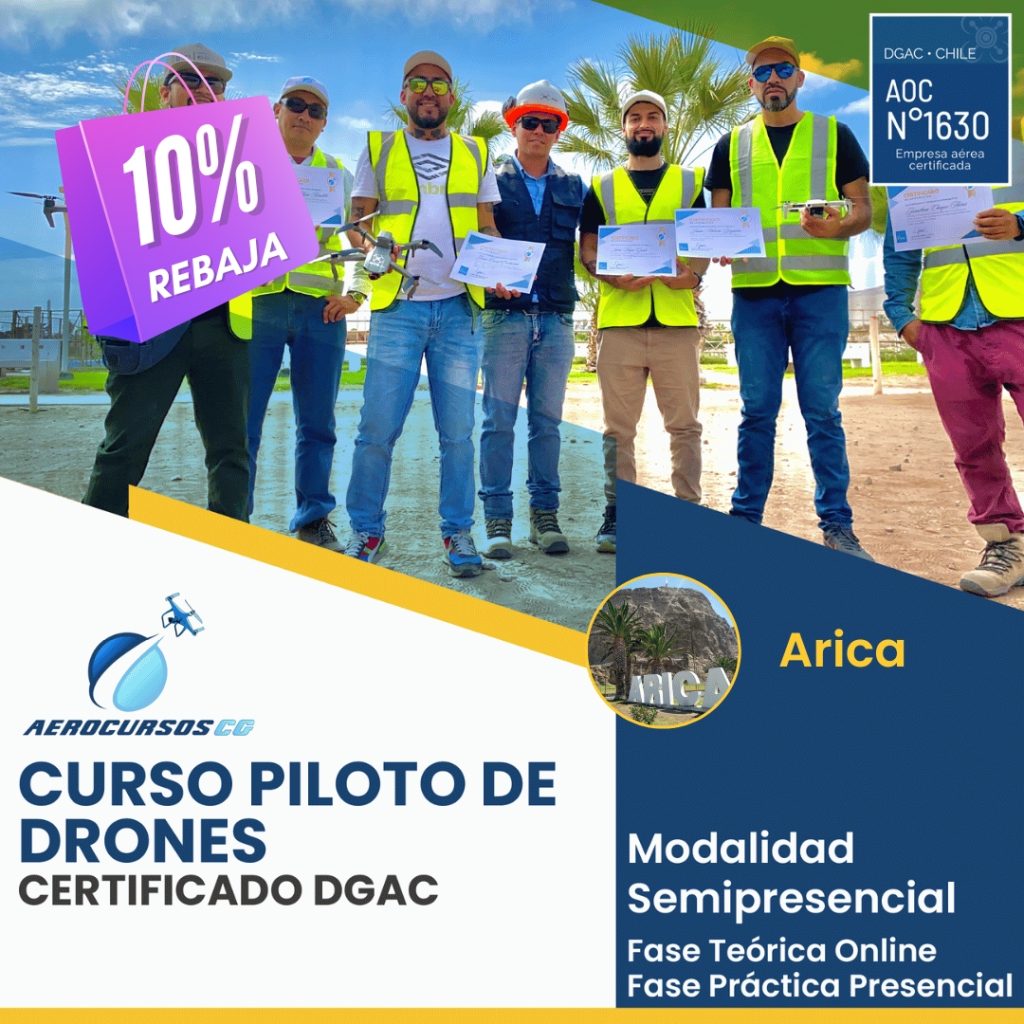 Curso Piloto de Drones Certificado DGAC - Arica