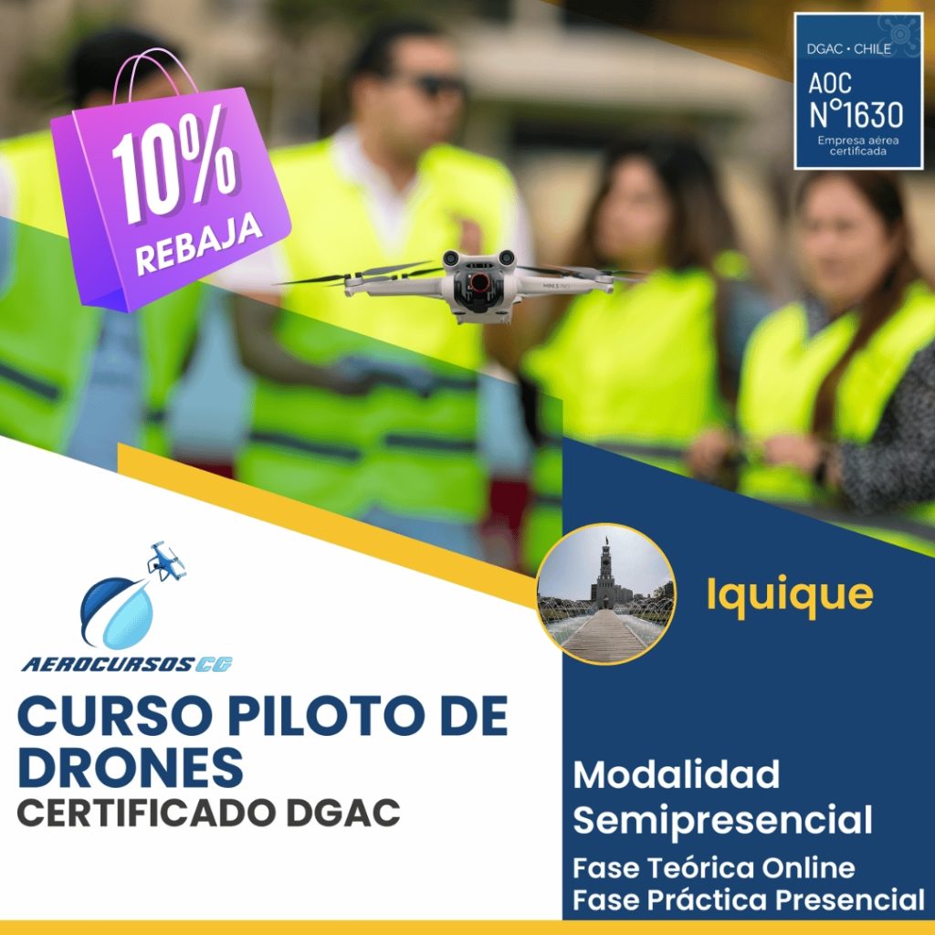 Curso Piloto de Drones Certificado DGAC - Iquique