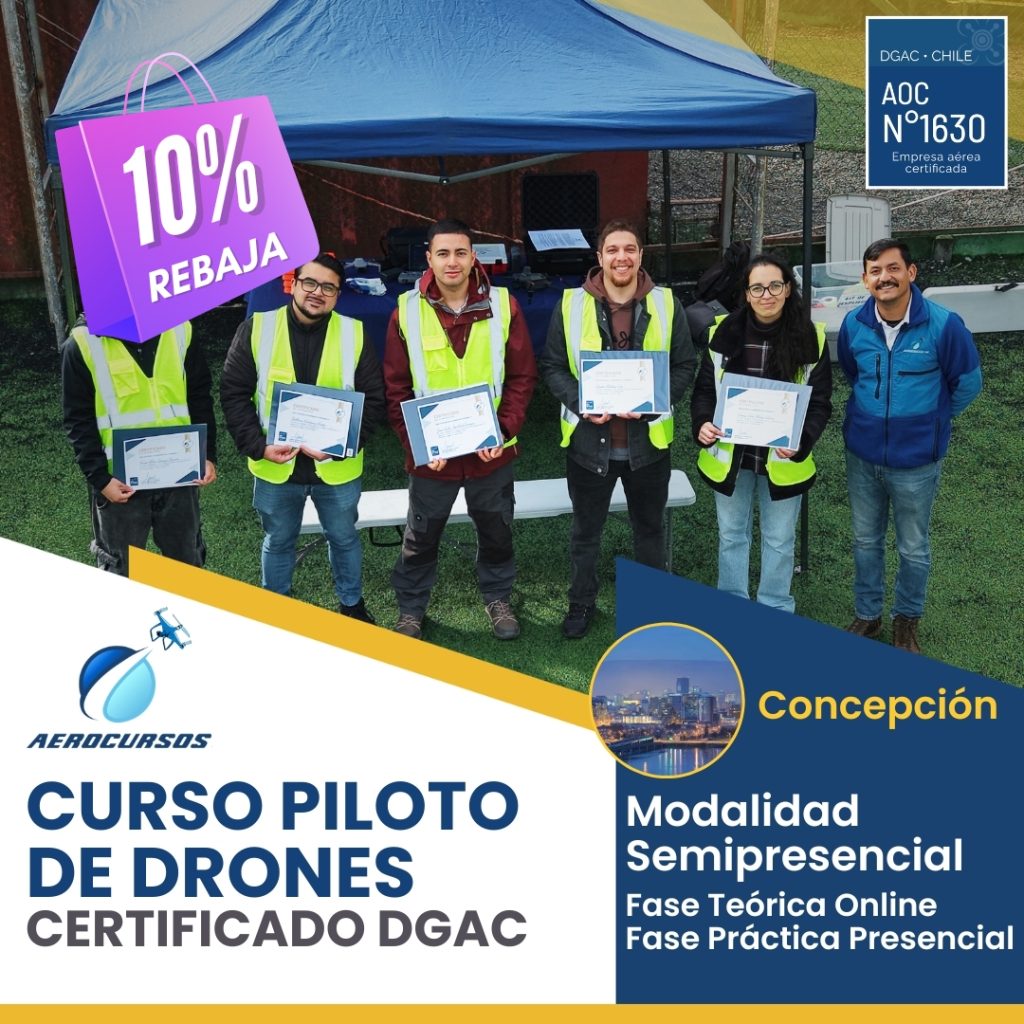 Curso Piloto de Drones Certificado DGAC - Concepción