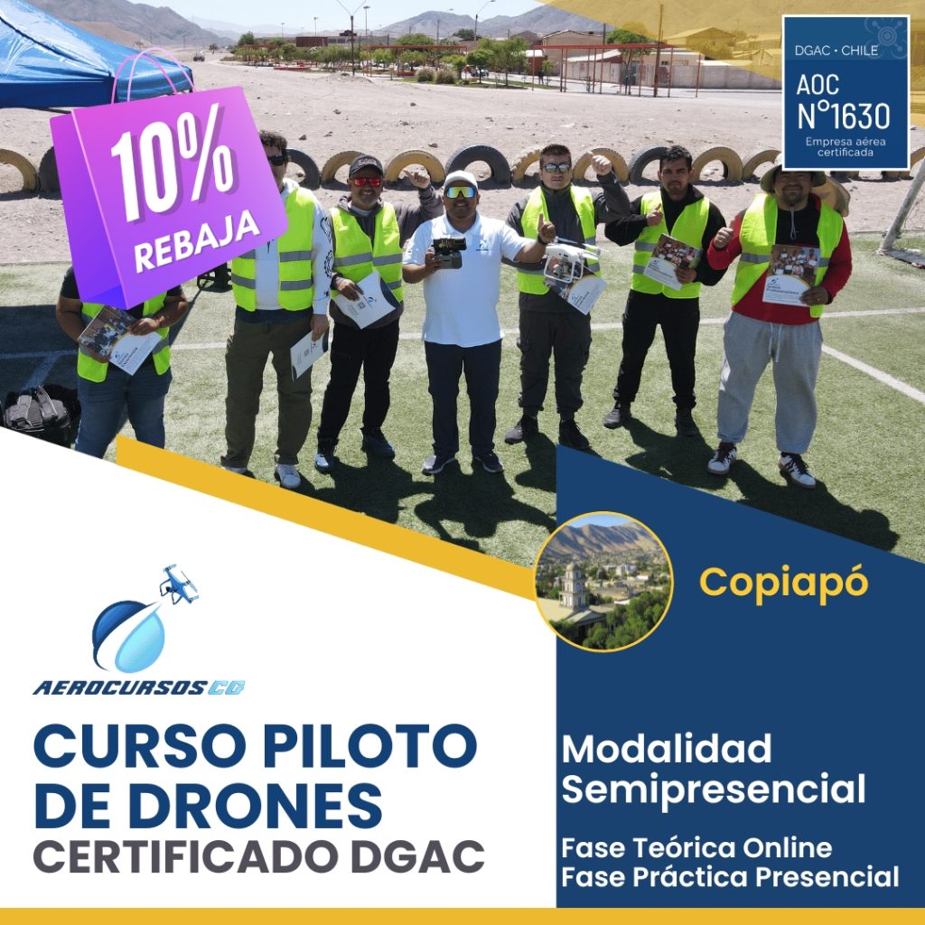 Curso Piloto de Drones Certificado DGAC - Copiapó