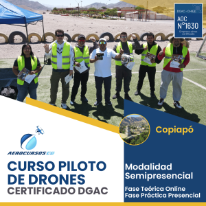 Curso Piloto de Drones Certificado DGAC - Copiapó