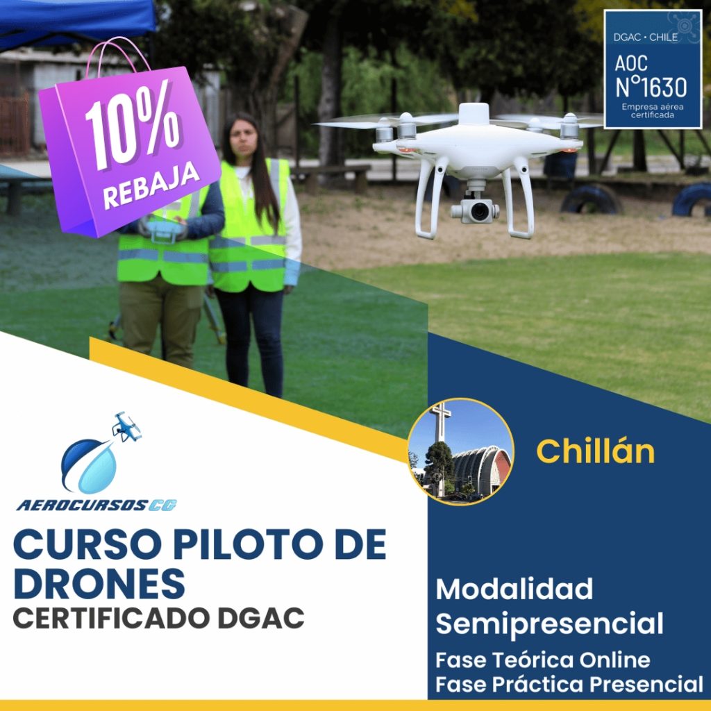 Curso Piloto de Drones Certificado DGAC - Chillán
