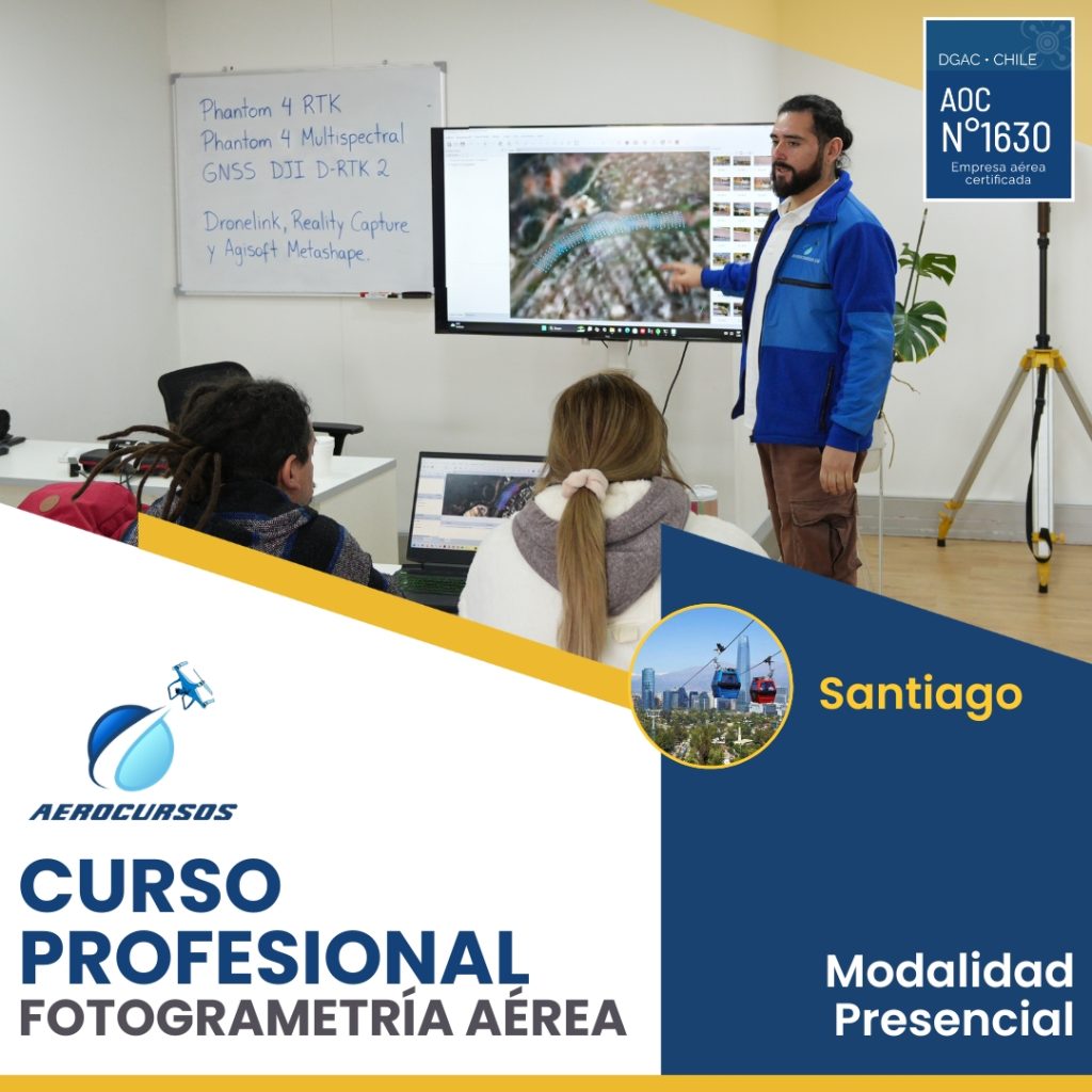 Curso Fotogrametría Aérea con Drones - Santiago