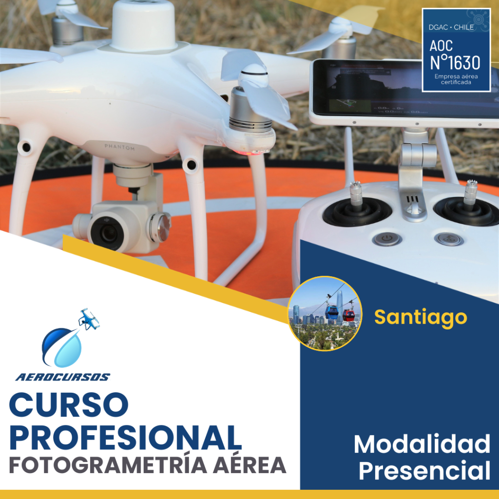 Curso Fotogrametría Aérea con Drones - Santiago