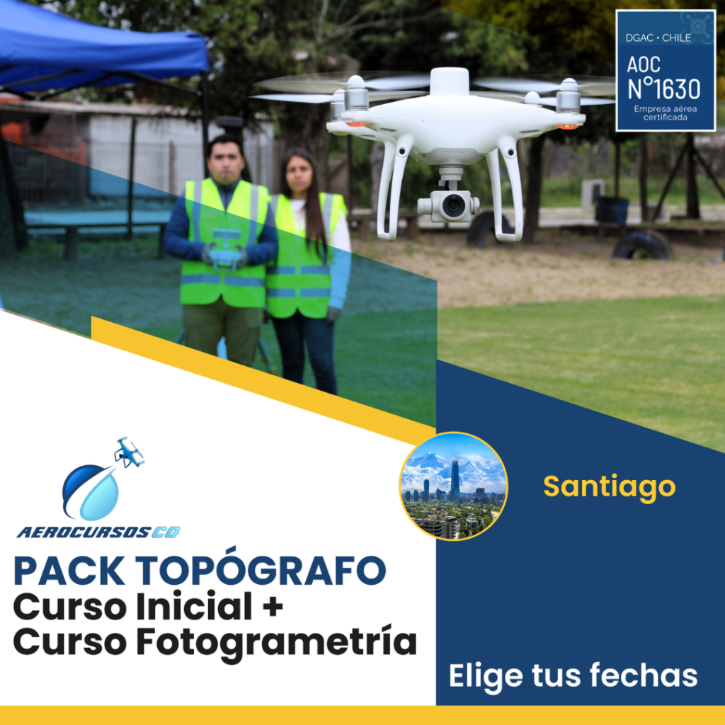 Pack Credencial DGAC y Fotogrametría - Santiago
