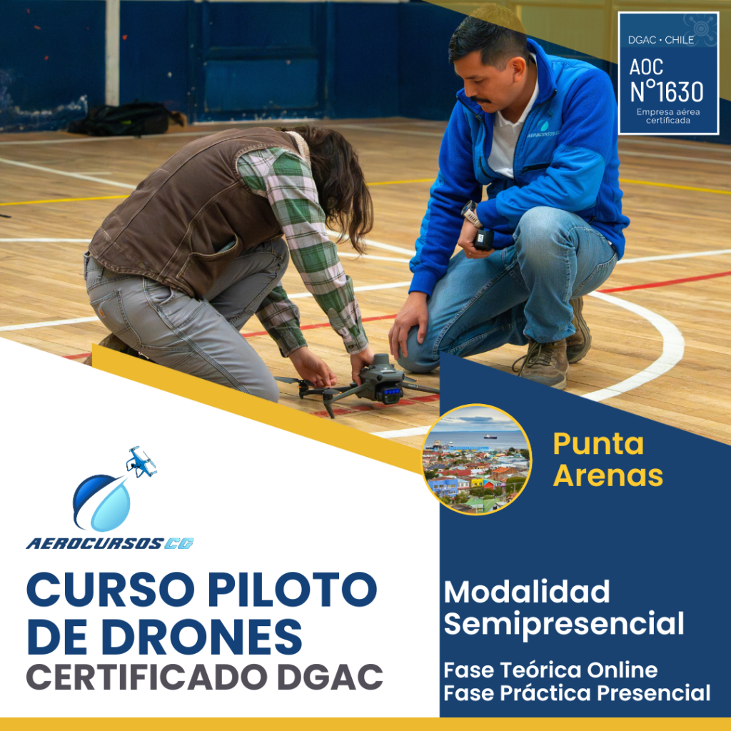 Curso Piloto de Drones Certificado DGAC - Punta Arenas