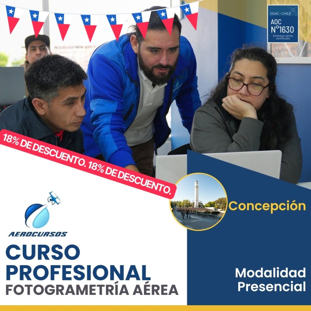 Curso Fotogrametría Aérea con Drones - Concepción