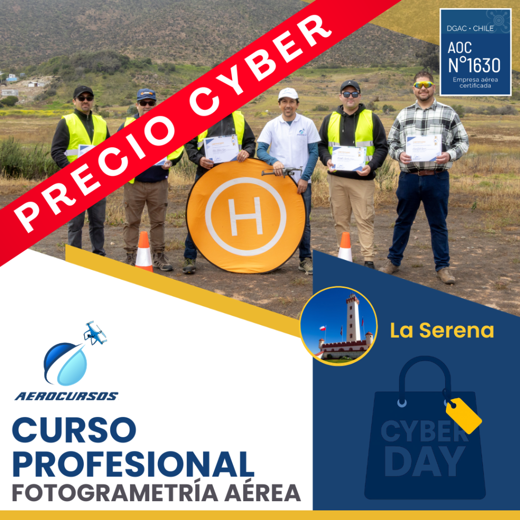 Curso Fotogrametría Aérea con Drones - La Serena