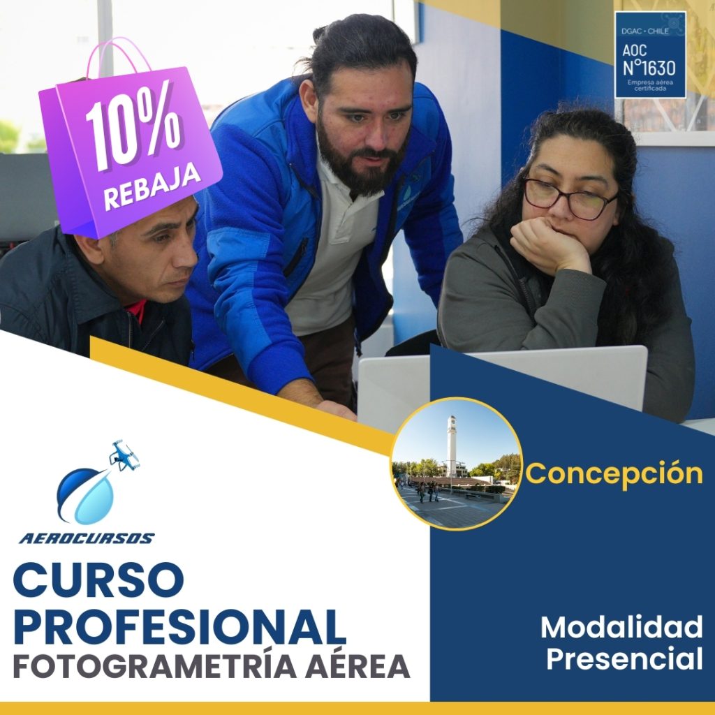 Curso Fotogrametría Aérea con Drones - Concepción