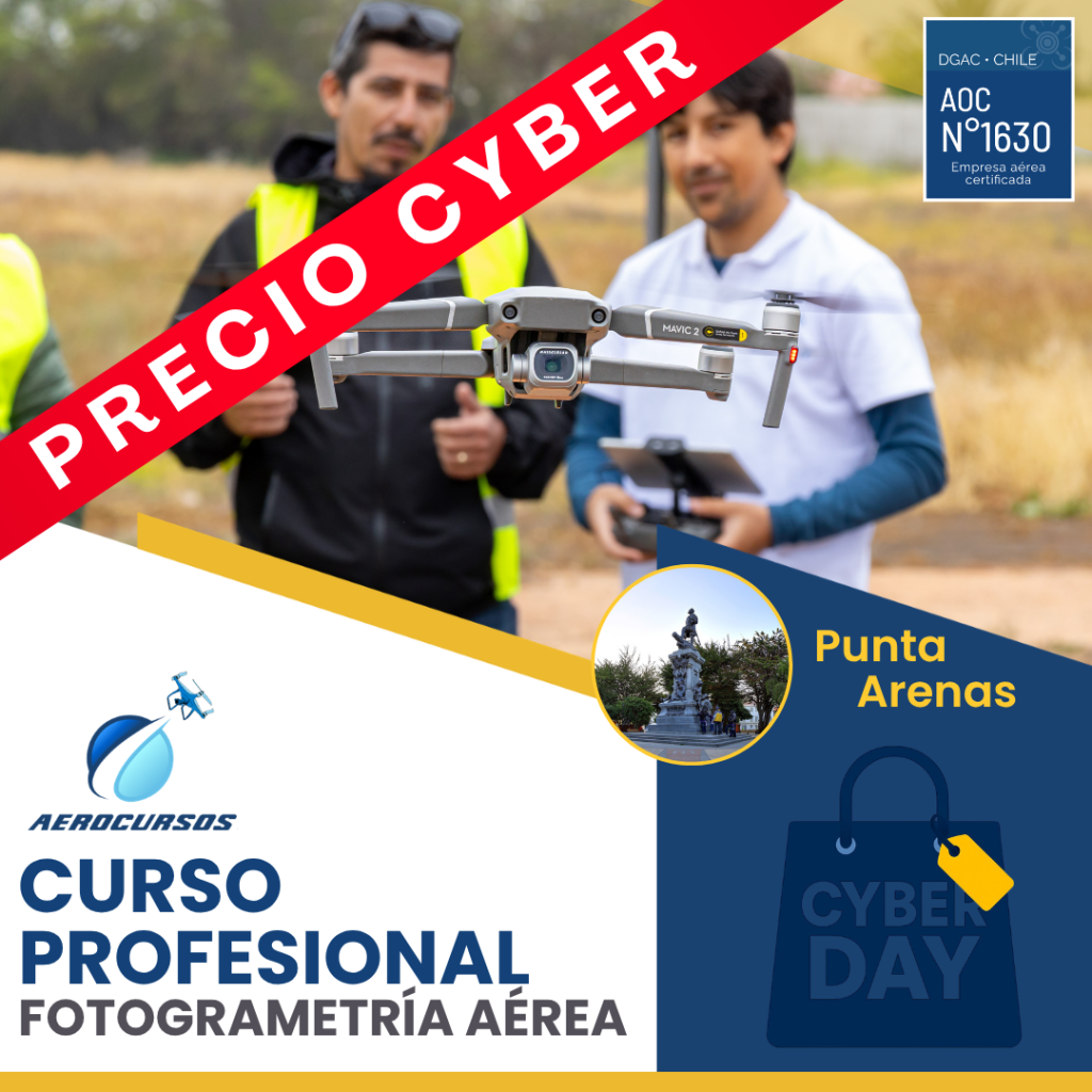 Curso Fotogrametría Aérea con Drones - Punta Arenas