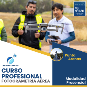 Curso Fotogrametría Aérea con Drones - Punta Arenas