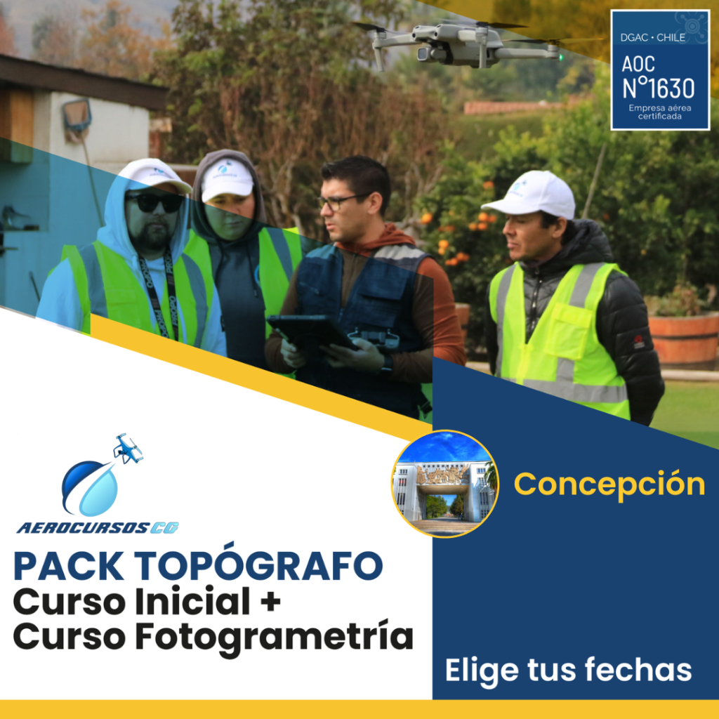 Pack Credencial DGAC y Fotogrametría - Concepción