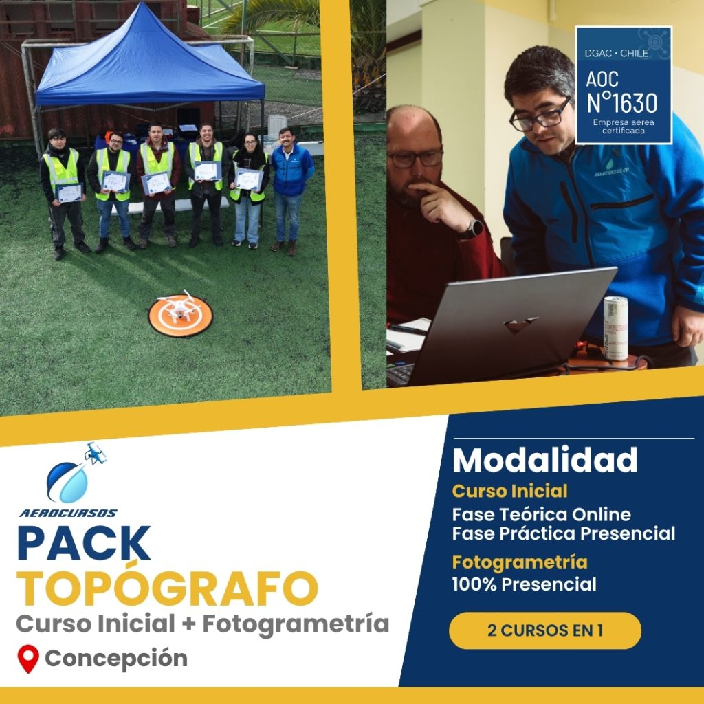 Pack Credencial DGAC y Fotogrametría - Concepción