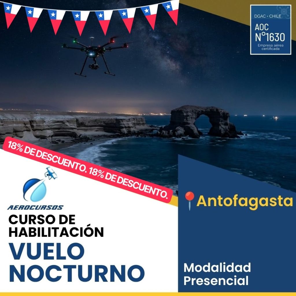 Curso de Habilitación en Vuelo Nocturno - Antofagasta
