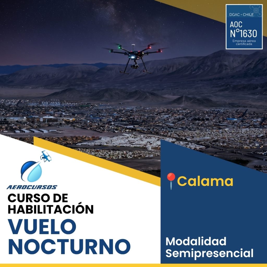 Curso de Habilitación en Vuelo Nocturno - Calama